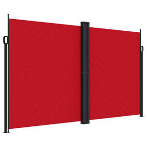 vidaXL Retractable Side Awning Red 200x1200 cm