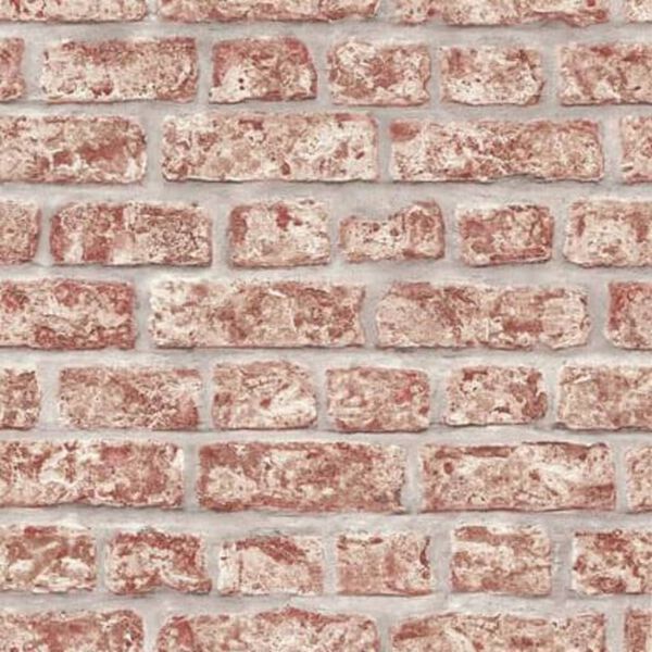 Noordwand Wallpaper Topchic Bricks Red and Grey