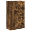 vidaXL TV Wall Cabinet Smoked Oak 59.5 x 31 x 100 cm Engineered Wood