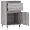 vidaXL Sideboards 2 pcs Grey Sonoma 40x35x70 cm Engineered Wood