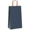 vidaXL Paper Bags 50 pcs with Handles Blue 21x11x36 cm