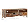 vidaXL TV Cabinet Solid Acacia Wood 130x30x40 cm