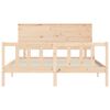 vidaXL Bed Frame without Mattress 160x200 cm Solid Wood Pine