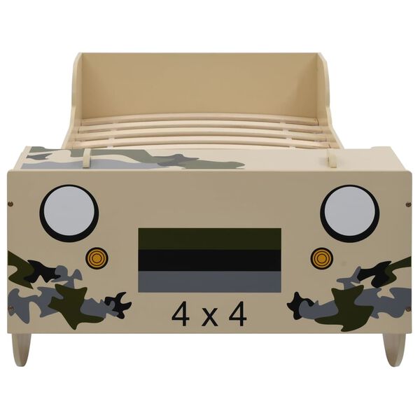 vidaXL Children's Off-road Bed 90x200cm Camouflage