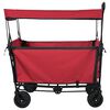 vidaXL Folding Hand Trolley Red 105 x 56.5 x 116 cm Oxford Cloth