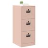 vidaXL File Cabinet Pink 44 x 50 x 106.5 cm Cold-Rolled Steel