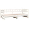 vidaXL Pull-out Day Bed without Mattress White 2x(90x190) cm