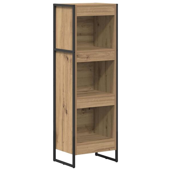vidaXL Book Cabinet Artisian Oak 40 x 30 x 121 cm Engineered Wood