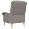 vidaXL Armchair Taupe 76 x 94 x 102 cm Fabric