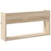 vidaXL Magazine Rack Sonoma Oak 60 x 12 x 30 cm Engineered Wood