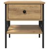 vidaXL Bedside Cabinet with Drawer 2 pcs Artisan oak 40 x 42 x 45 cm
