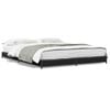 vidaXL Bed Frame without Mattress Black 135x190 cm