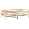 vidaXL Day Bed with Roof without Mattress 90x190 cm Single Solid Wood