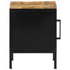 vidaXL Bedside Cabinet Brown and Black 30 x 30 x 40 cm