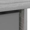 vidaXL Desk with Drawer Grey Sonoma 100 x 40 x 75 cm Engineered Wood