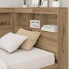 vidaXL Storage Headboard with Shelf Artisan Oak 80 cm Engineered Wood