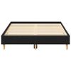 vidaXL Bed Frame Black Oak 193 x 123 x 25 cm Engineered Wood