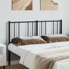 vidaXL Metal Headboard Black 135 cm