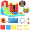 Happy Hop Bouncy Castle with Slide and Splash Pool 298x400x221 cm