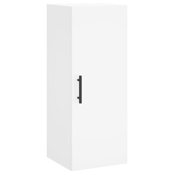 vidaXL Wall Mounted Cabinet White 34.5x34x90 cm