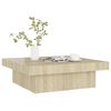 vidaXL Coffee Table Sonoma Oak 90x90x28 cm Engineered Wood