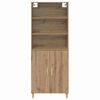 vidaXL Highboard Artisan Oak 69.5 x 32.5 x 180 cm Engineered Wood