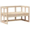 vidaXL Garden Sofa Bench Extendable Solid Wood Pine