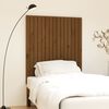 vidaXL Wall Headboard Honey Brown 95.5x3x110 cm Solid Wood Pine