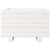 vidaXL Garden Planter White 40x40x26.5 cm Solid Wood Pine