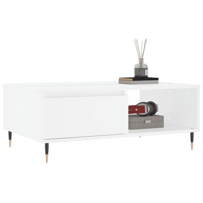 vidaXL Coffee Table White 90x60x35 cm Engineered Wood