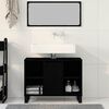 vidaXL Bathroom Cabinet Black 80 x 33 x 60 cm Engineered Wood