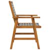 vidaXL Garden Chairs 4 pcs Solid Acacia Wood