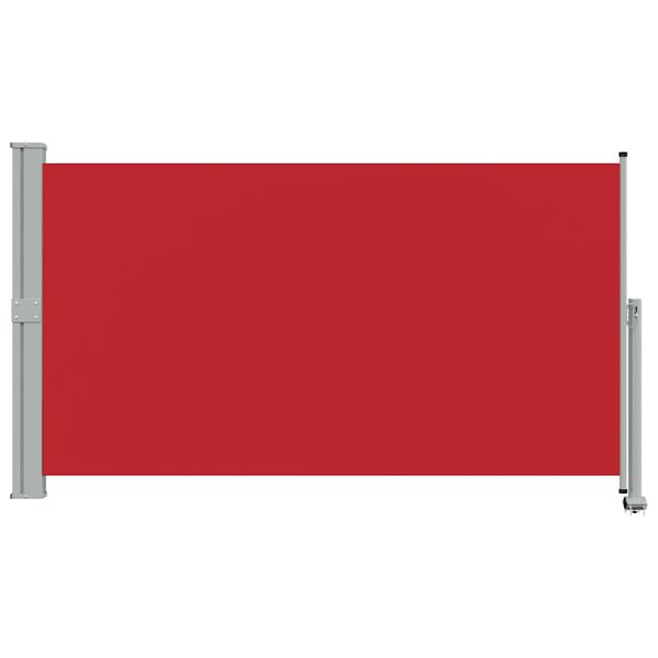 vidaXL Patio Retractable Side Awning 140 x 300 cm Red