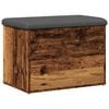 vidaXL Storage Bench Old Wood 62x42x45 cm Engineered Wood