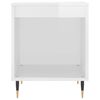 vidaXL Bedside Cabinets 2 pcs High Gloss White 40x35x50 cm Engineered Wood