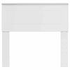 vidaXL Headboard with Headboard Gloss White 75 cm Engineered wood