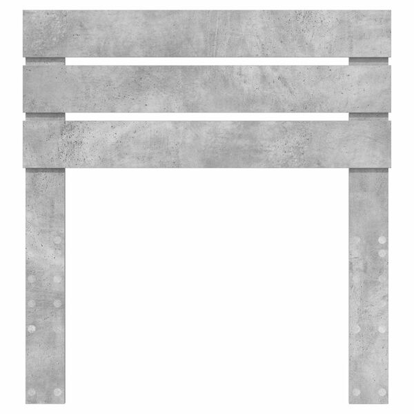 vidaXL Headboard Concrete Grey 90 cm Engineered wood