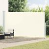 vidaXL Patio Retractable Side Awning 200x500 cm Cream