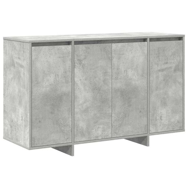 vidaXL Sideboard Concrete grey 120 x 41 x 75 cm Engineered wood