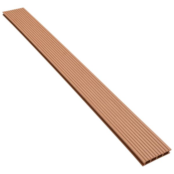 vidaXL WPC Decking Boards with Accessories 36 m&sup2; 2.2 m Brown