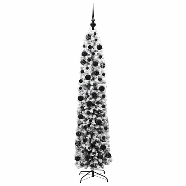 vidaXL Artificial Christmas Tree with 300 LEDs with Stand Green 180 cm