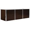 vidaXL Raised Bed | Brown | Galvanised Steel | 240x80x77 cm