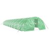 vidaXL Greenhouse with Steel Frame Green 100 m&sup2; 20x5x2.3 m