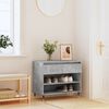 vidaXL Shoe Cabinet Concrete Grey 70x36x60 cm Engineered Wood