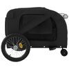 vidaXL Pet Bike Trailer Black Oxford Fabric and Iron