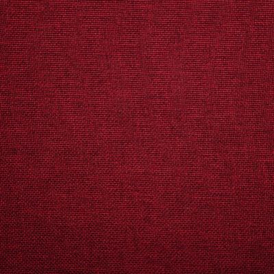vidaXL Swivel Office Chair Wine Red Fabric