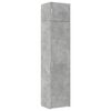 vidaXL Slim Storage Cabinet Concrete Grey 50x42.5x225 cm Engineered Wood