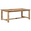 vidaXL Dining Table 200x100x75 cm Solid Wood Mango