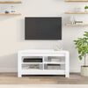vidaXL Corner TV Cabinet High gloss White 102 x 40.5 x 45 cm