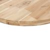 vidaXL Table Top Round &Oslash;80x4 cm Solid Wood Acacia
